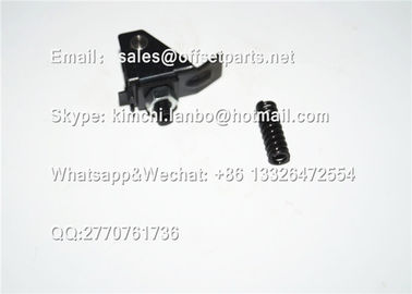 offset printing machine part GRIPPER HOLDER&amp;SPRING metal tail-width 12mm black 2 pieces supplier